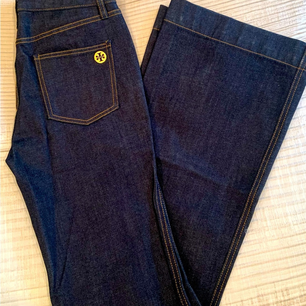 Authentic Tory Burch High Rise Flare Jeans Size 26